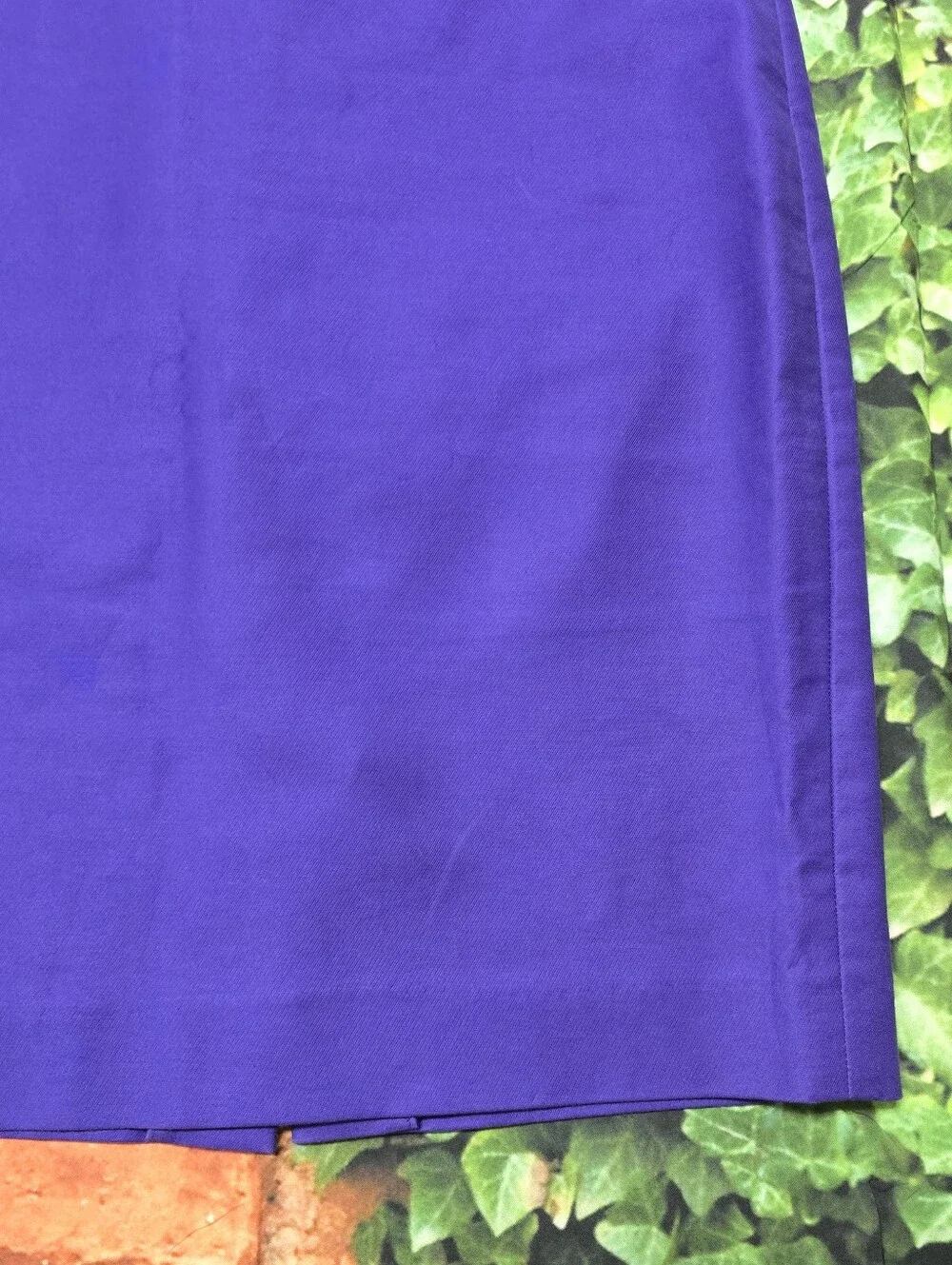 J.Crew No.2 Pencil Skirt Size 10 Cotton Spandex Blend Material In Color Purple